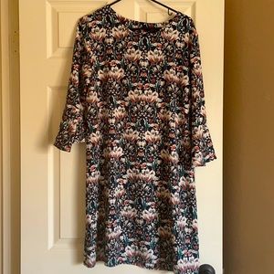 Multi color floral dress